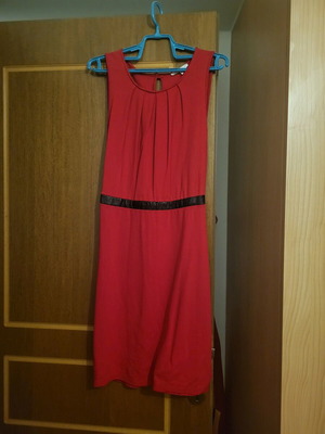 Office dress new, size M, red