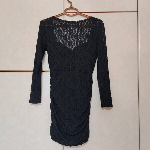 Black formal elastic dress size M like new