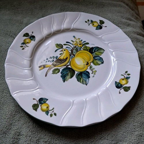 Large Vitro Porcelaine Plate 26 cm new