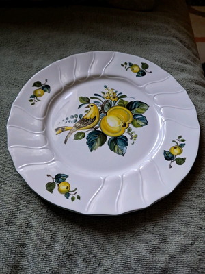 Large Vitro Porcelaine Plate 26 cm new