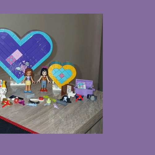 Lego Collectable Friends Heart Box Friendship Pack used