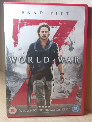 World War Z DVD with English subtitles, like new