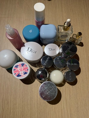 Βαζάκια από κρέμες μεταχειρισμένα, Dior, La Praire, Gisou, Laneige, Biotherm