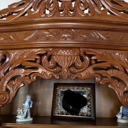 Hand-Carved Sideboard Like New
