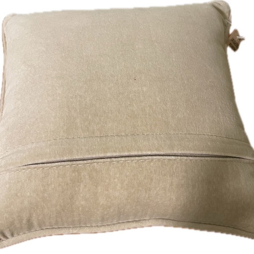 Needlepoint decorative pillow new, square handmade
