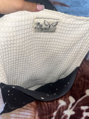 The Angel fabric organizer for baby crib or changing table like new