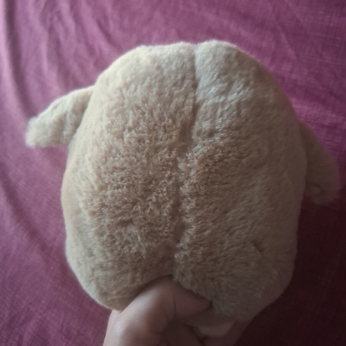 Soft plush teddy bear hand-sized, new
