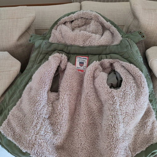 Mayoral winter jacket used for 24-month-old boy in green olive