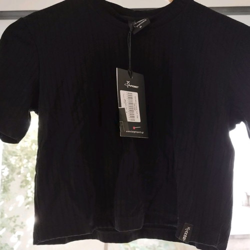 Crop sports top Target new, black, size M