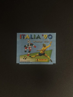 Panini Italia '90 World Cup 1990 σφραγισμένο πακέτο αυτοκόλλητων