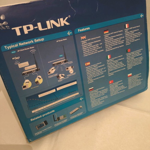 TP-LINK TL-WR543G wireless router new 54Mbps AP Client