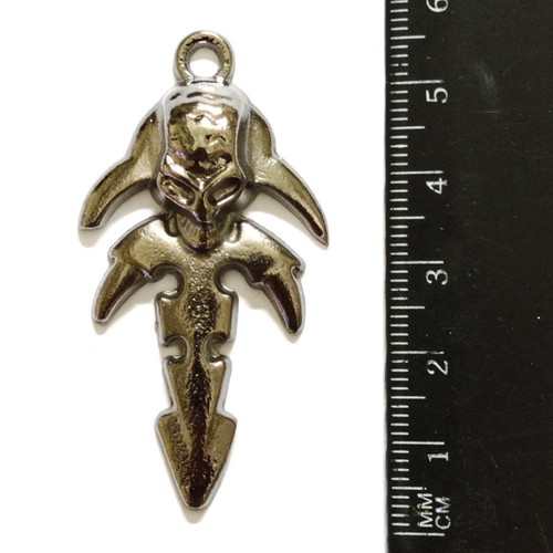 Metal pendant new, lot of 20 pieces, size 6 cm