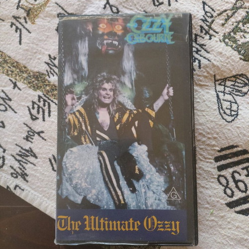 Ozzy The Ultimate Ozzy live 1986 VHS like new, metal
