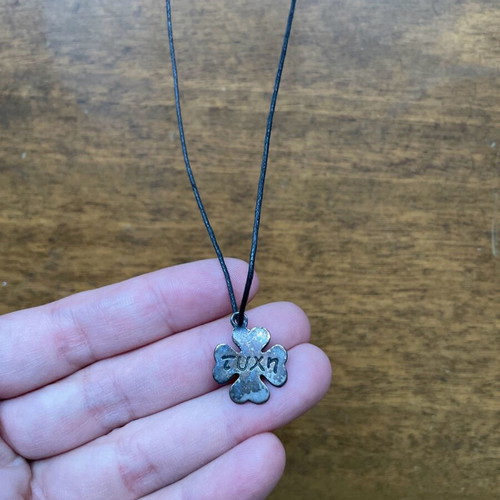 Lucky charm necklace used, faux bijoux