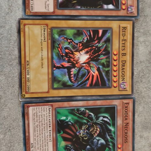 Yu-Gi-Oh cards first edition 1996 like new, rare Exodia and Gate Guardian