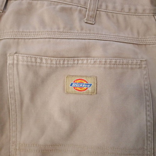 Dickies jean shorts like new, stone beige color, size 32