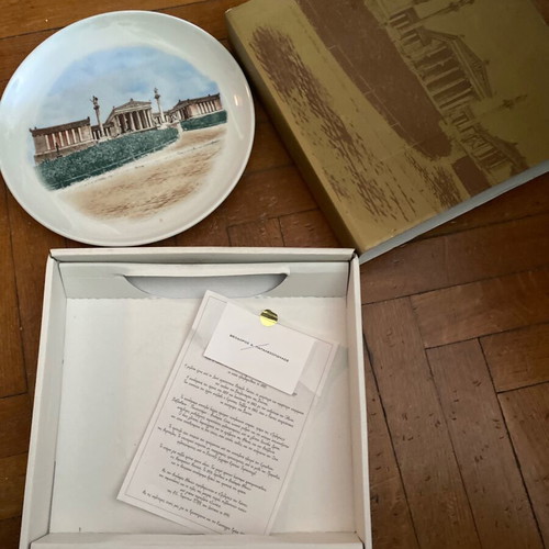 Titan commemorative plate like new, company award