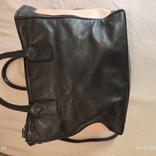 See by Chloe Nellie crossbody bag like new, black and pink leather