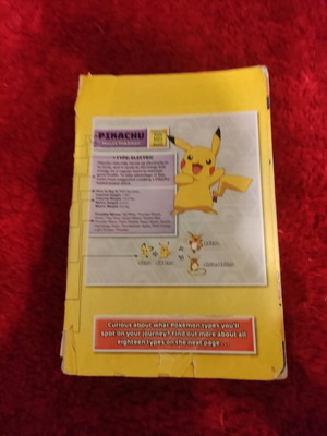 Pokemon book used without cover and back cover
