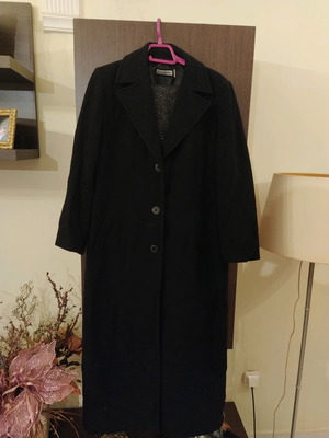 Anna Riska coat used, classic luxury, black XXL