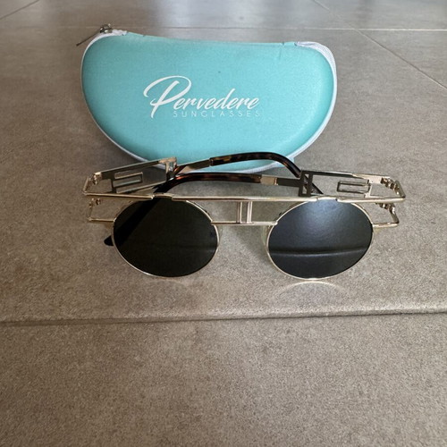 Pervedere sunglasses new, brown and gold