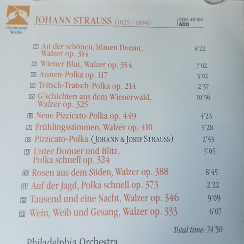 Essential Classics Johann Strauss CD like new, Viennese waltzes and polkas
