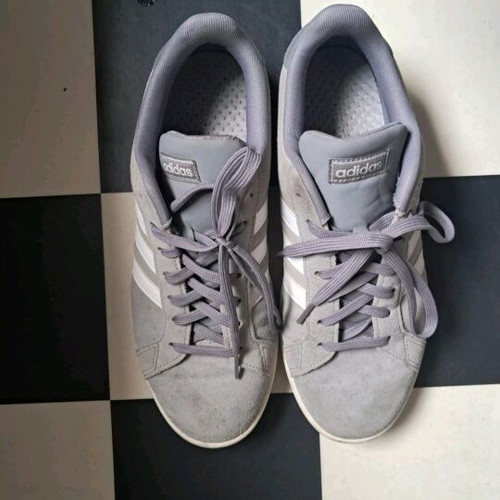 Adidas Grant Court sneakers, size 45.5, grey