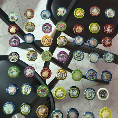 Pokemon Nox tags used with visible wear