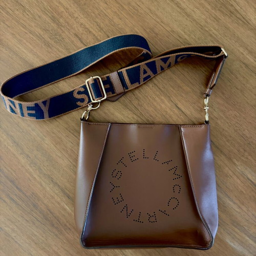 Stella McCartney crossbody bag vegan leather, like new, brown