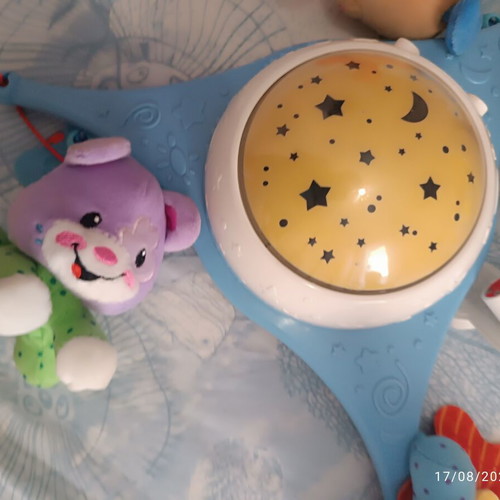 Fisher-Price Rotating Baby Mobile with Dogs FWR94