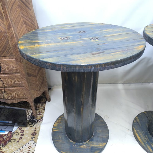 Karouli tables like new, set of 3 for cafe or veranda