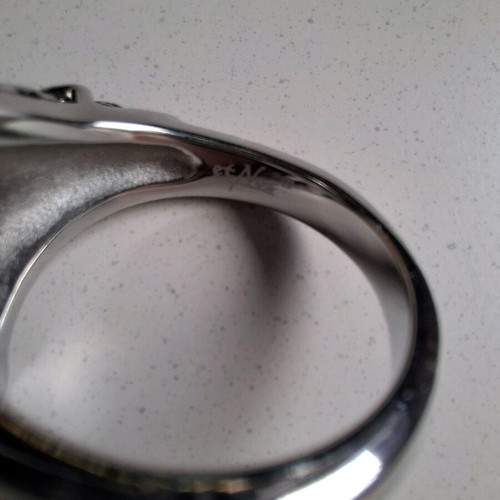 Gothic ring 2cm Et Nox hard and heavy like new, men's