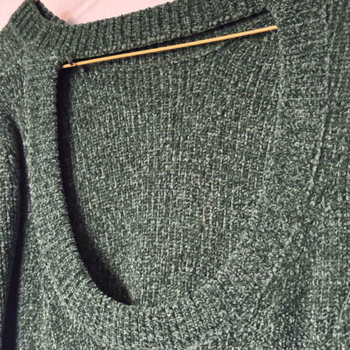 Funky Buddha soft green knitted dress like new