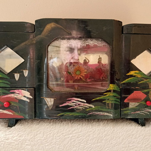 Vintage music box used from Japan 1950s