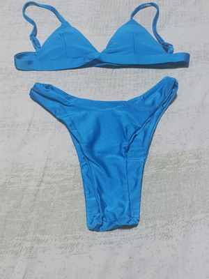 Bikini swimwear set new, size S/M, blue