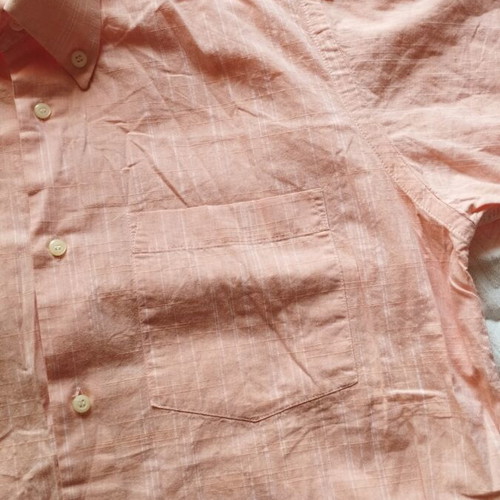 Vestito Cotone short-sleeve shirt, M, coral