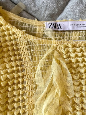 Τοπ Zara μέγεθος M καινούργιο, κίτρινο
