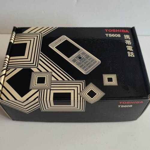Toshiba TS608 Vintage Cell Phone 2006 New Full Box Silver