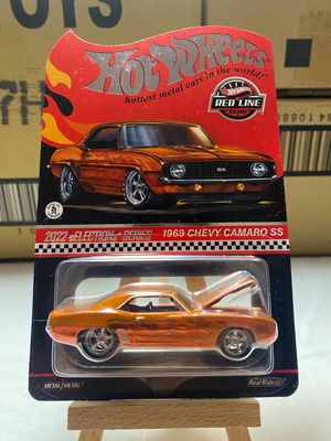 Hot Wheels 2022 RLC Exclusive 1969 Chevy Camaro SS Orange Flames