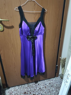 Raxevsky satin midi dress with sequins, size Medium, like new