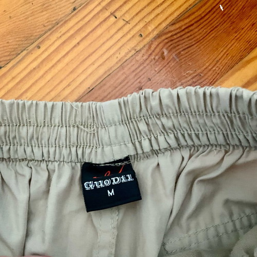 Summer lightweight cargo pants like new, beige, sizes M and L
