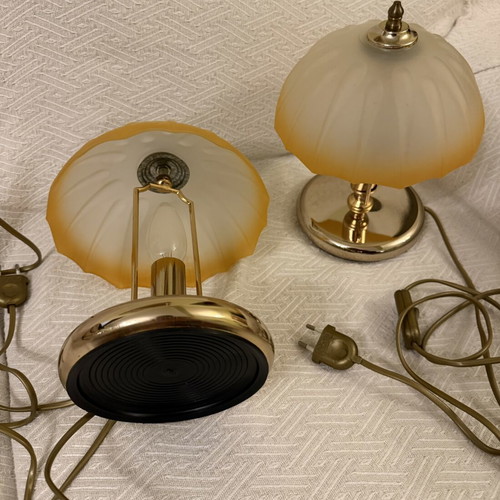 Bedroom bedside lamps, set of 2