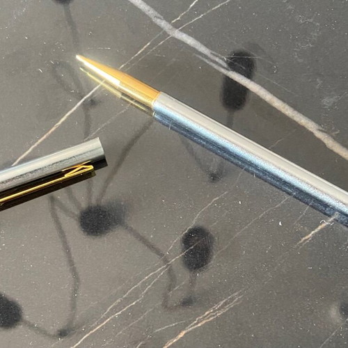 Dokumentenecht pen used, unique thin design made in Switzerland