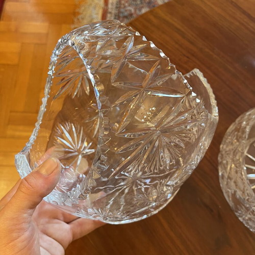 Vintage crystal items like new