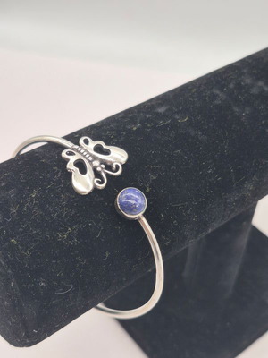 Lapis Lazuli Silver Plated Adjustable Bracelet new