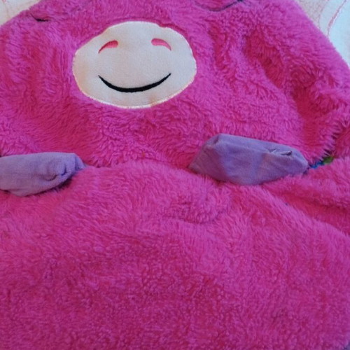 Pink Unicorn Plush Sleeping Bag like new