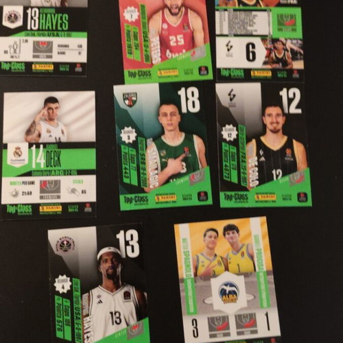 Euroleague cards pack of 8, like new