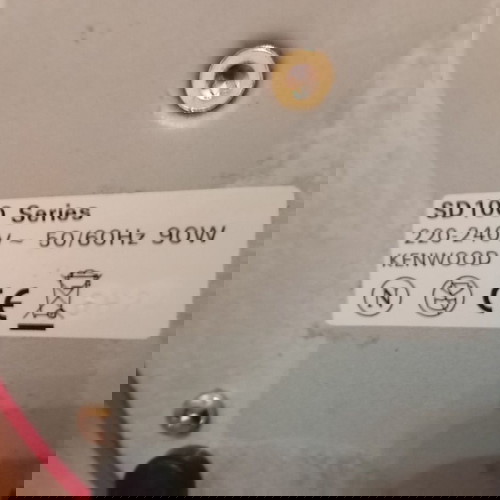 ΦΡΑΠΕΔΙΕΡΑ ΕΠΑΓΓΕΛΜΑΤΙΚΗ KENWOOD ΚΟΚΚΙΝΗ 2 TAXYTHTΩΝ, 90W