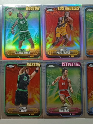 NBA Topps Chrome 2024-2025 new 8 cards lot