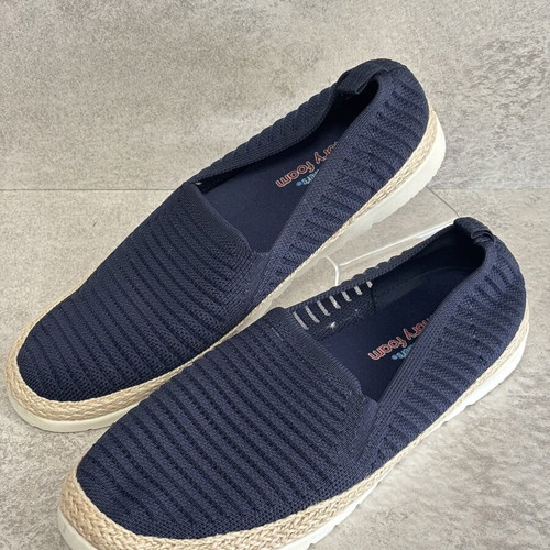 Skechers Instap Espadrilles Navy Blue Size 38 Like New
